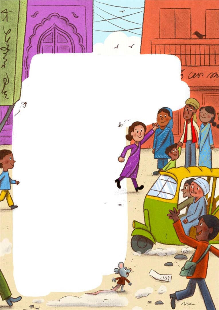 The Rat and the Elephant full page for Storytime Magazine, 2025