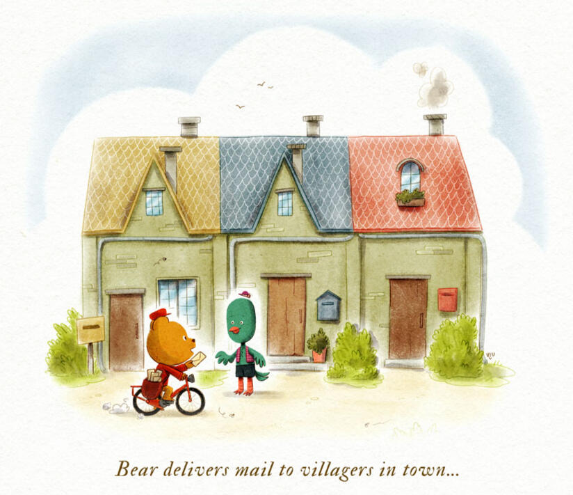 Mail bear, personal work