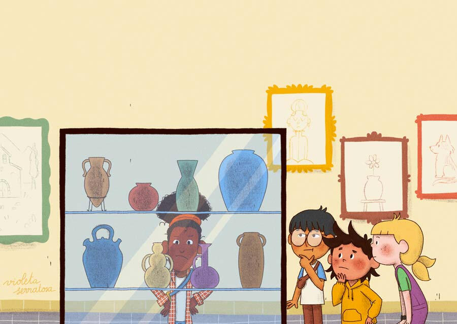 Spread Page for La Colla del Nas Fi. BindiBooks, 2025